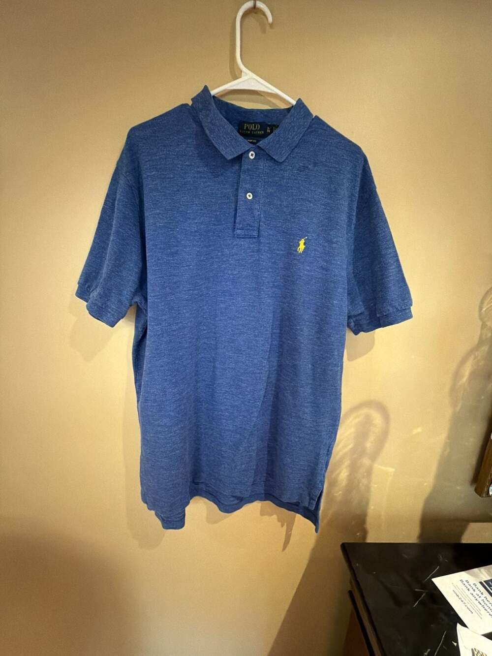 Polo Ralph Lauren Classic Fit Polo Shirt Size XL Blue Heather